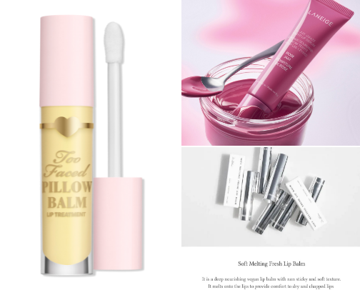Fav Lip Products cover photo collage