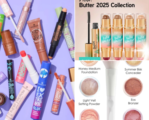 Make up brands cover photo collage