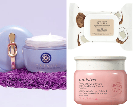 Skincare cover photo collage