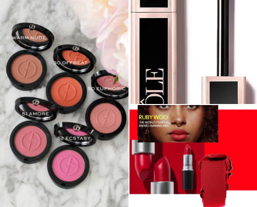 My makeup products cover photo collage