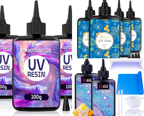 UV Resin Tools, Molds & Studio Favorites cover photo collage