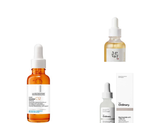 Face serums cover photo collage