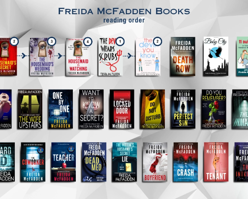 Freida McFadden Books cover photo collage