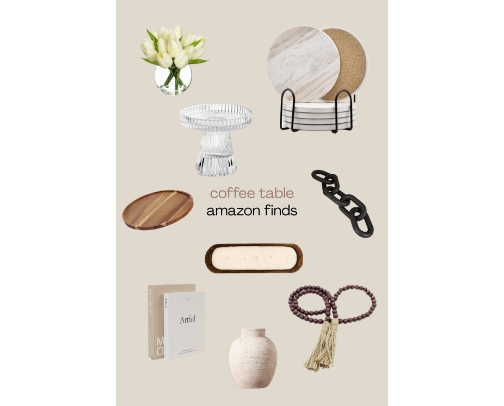 Coffee Table Amazon Finds cover photo collage