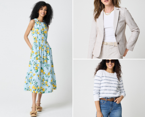 40s mid-size style guide ✨east coast chic✨ cover photo collage