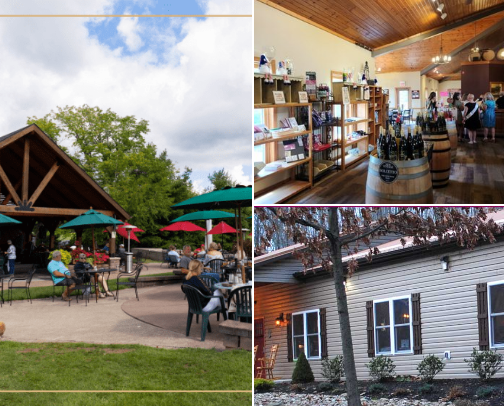 Wine tour in NE Ohio cover photo collage