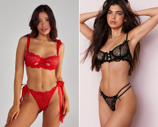 Lingerie cover photo collage