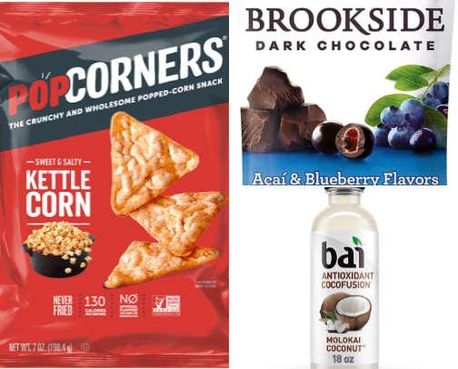 Healthy snacks cover photo collage