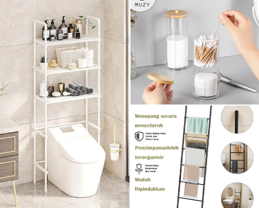 Bathroom Organization Essentials cover photo collage