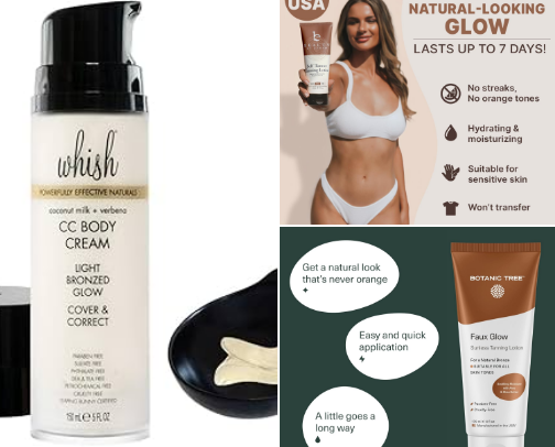 Best Non-Toxic Self Tanners 2026: Get a Healthy Glow Without Chemicals cover photo collage