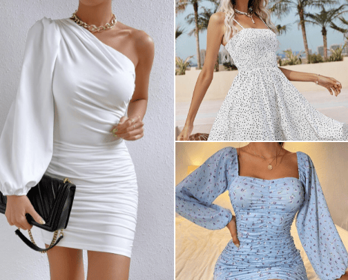 Dress cover photo collage