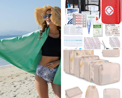 Stressed about packing for your vacation? I got you cover photo collage