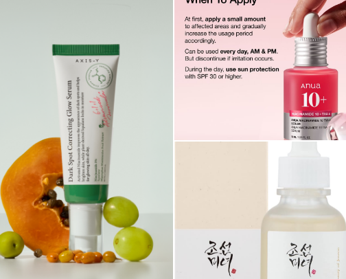 Korean Skincare for Dark Spots That’s Worth Trying 🇰🇷✨ cover photo collage