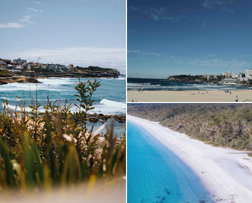 Sun, sand & swim - the ultimate Aussie beaches 🌊 cover photo collage