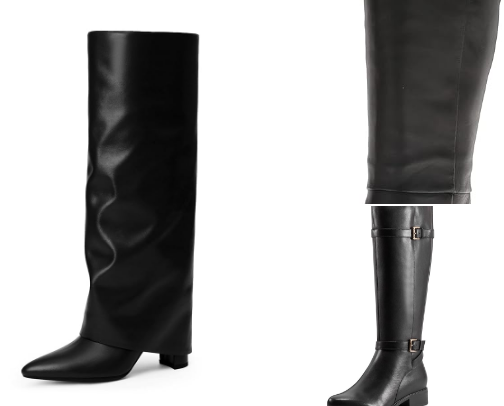 Knee High Boots for Beautiful Women cover photo collage