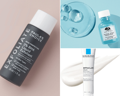 Oily skin favorites cover photo collage