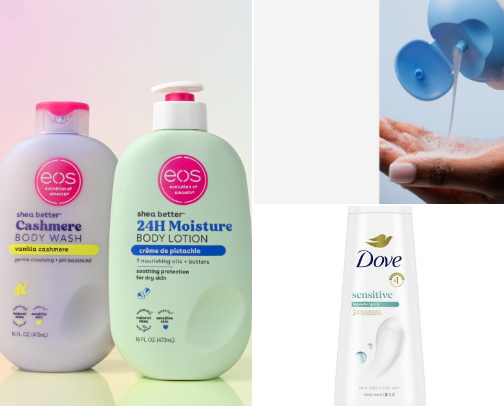 Body care 🧴🪥💙 cover photo collage