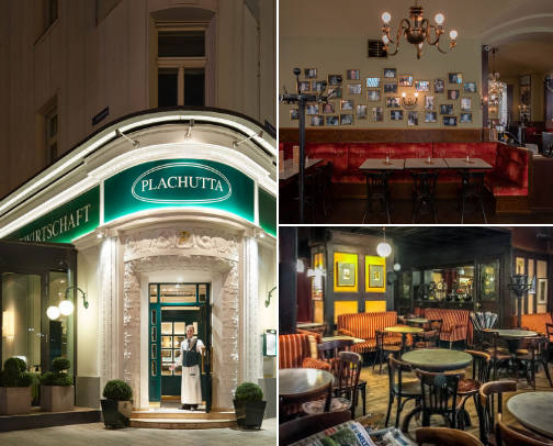 Vienna restaurants, bars and cafés cover photo collage
