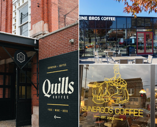 The Best Coffee Shops in Louisville, KY cover photo collage