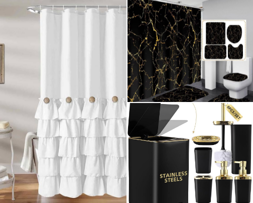 Luxury Bathroom on a Budget ✨ | Affordable Finds for a Spa-Like Glow Up#WalmartPartner cover photo collage