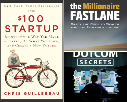 Best Books on Making Money Online cover photo collage