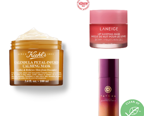 Skincare for combination type of skin cover photo collage