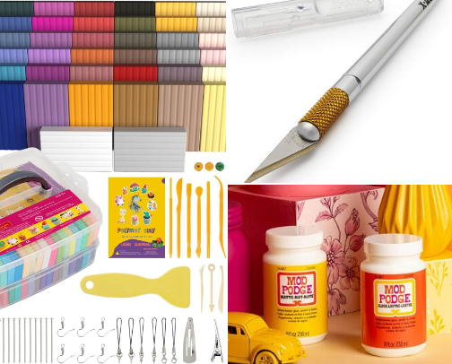 Analog Hyper-fixation: Clay Art cover photo collage