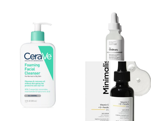 Simple & Effective Daily Skincare Routine (Morning & Night) cover photo collage