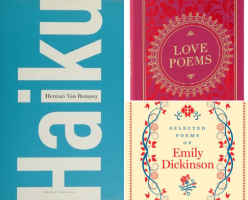Poetry Collections cover photo collage