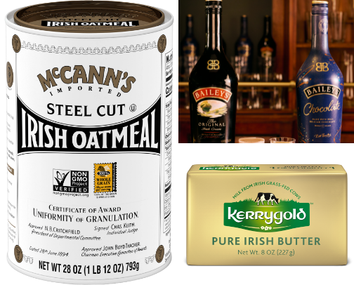 Irish product favorites cover photo collage