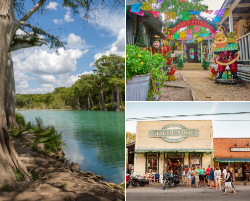 Fall Weekend Getaway - Texas Hill Country cover photo collage