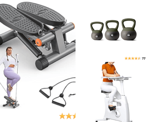 Mini Gym at Home Essentials cover photo collage