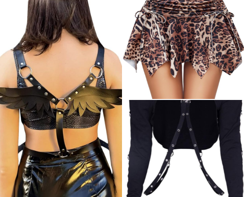 Sexy clothes cover photo collage