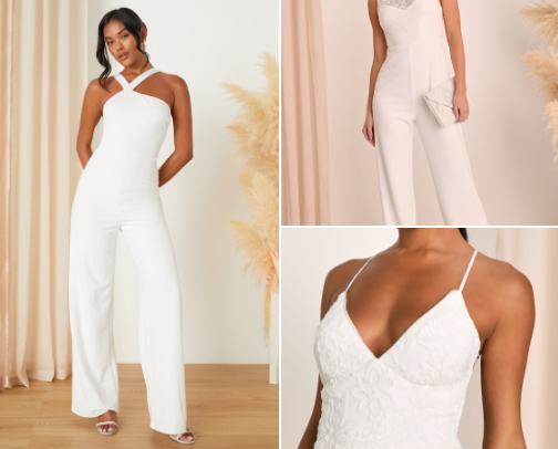 The Cool Bride Wedding Jumpsuit Edit cover photo collage