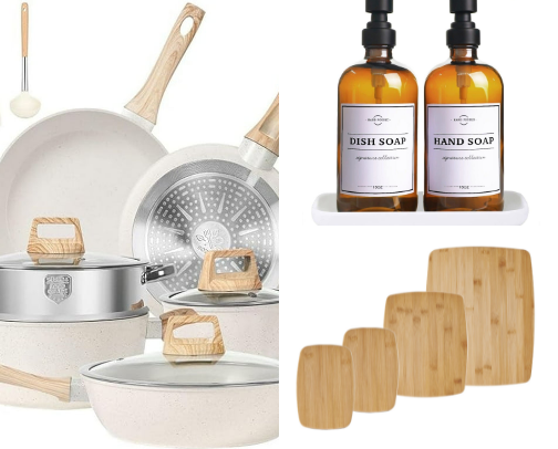 HOME ESSENTIALS🍽🛋 cover photo collage