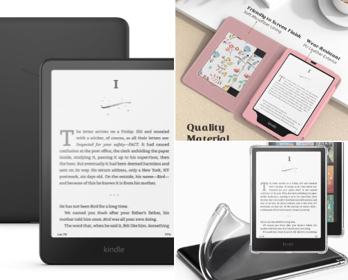 Bookish recommendations cover photo collage