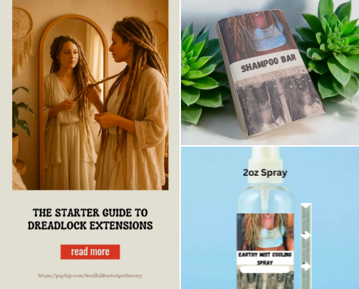 Soulful Roots Haircare, Dread Care, and Beauty cover photo collage