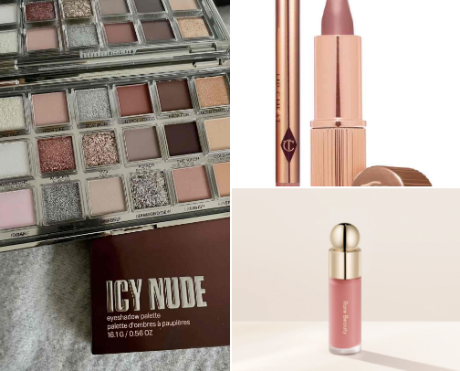 High-end makeup must haves🤩 cover photo collage