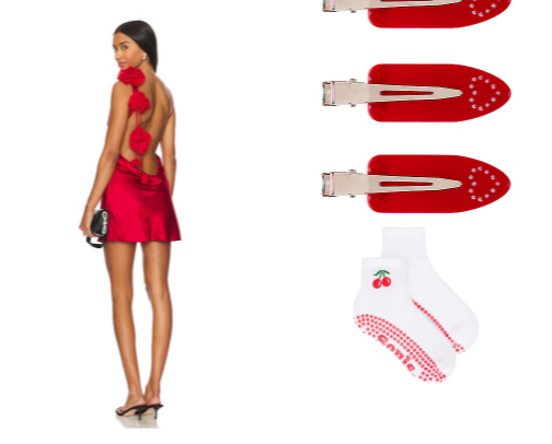 Women's Valentine's Day gifts and outfits cover photo collage