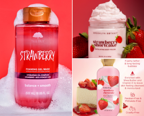 How to smell like strawberries cover photo collage