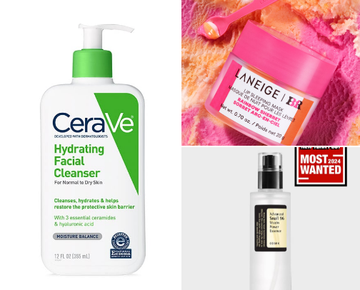 Skincare recommendations 🧴 cover photo collage