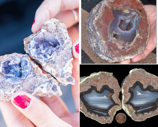 Public Rock places to get collection of rocks, rockhound grounds 🪨 cover photo collage