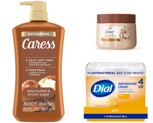 My favorite hygiene items cover photo collage