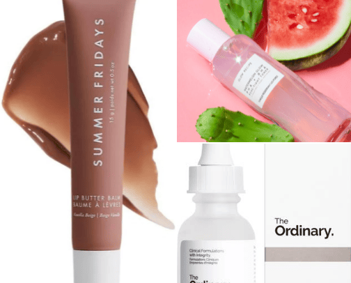 skincare 🧴 cover photo collage