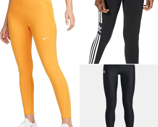 gym equipments and outfits 🏋🏽‍♀️👟 cover photo collage