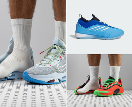 Basketball shoes cover photo collage