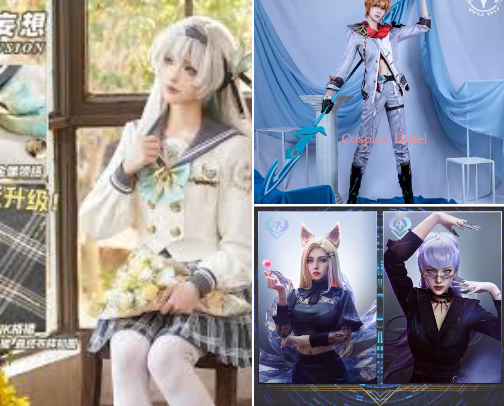 Cosplay brand and Wigs Ratings cover photo collage