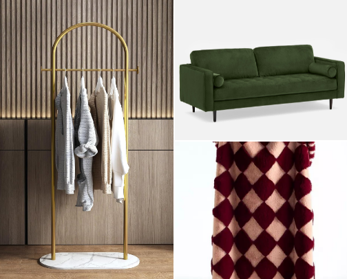 Home goods from my colorful, not millenial grey home cover photo collage