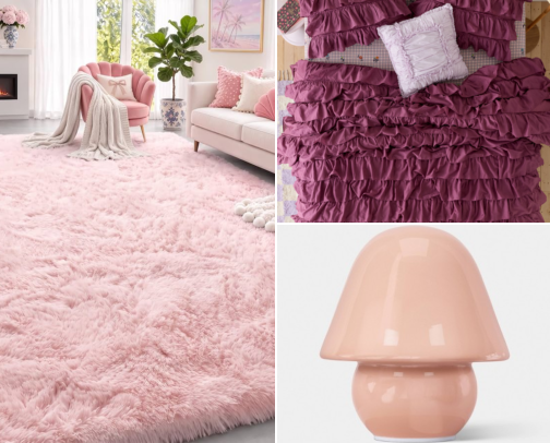 Cozy Pink Room Essentials 🩷 cover photo collage