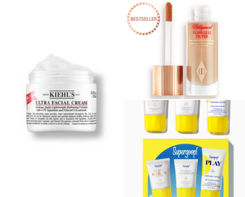 Favorite beauty products 🩷 cover photo collage
